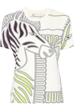 Tory Burch Zebra-print cotton T-shirt