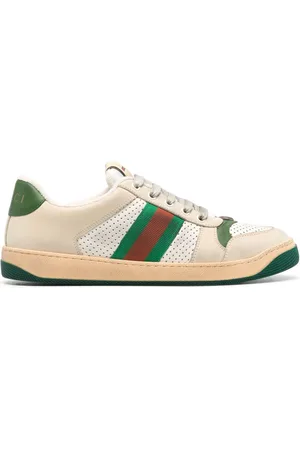 Gucci Screener panelled leather sneakers