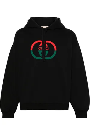 Gucci Interlocking G-print cotton hoodie