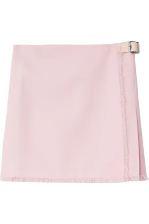 Burberry Buckle-fastening wool kilt