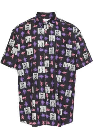 Comme des Garçons Andy Warhol-print poplin shirt
