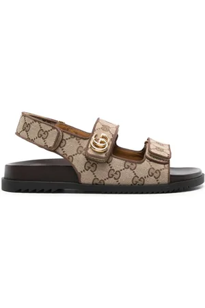 Gucci GG Supreme canvas sandals
