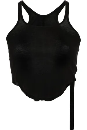 Rick Owens Cropped cotton tank top