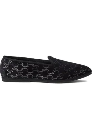 Karl Lagerfeld Klara III monogram-pattern slippers