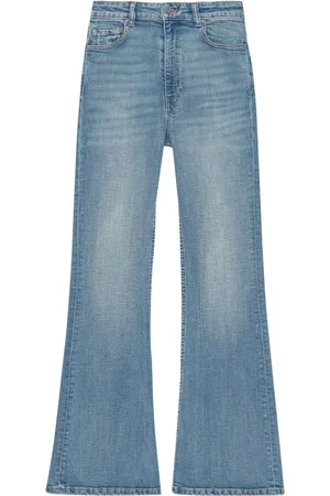 Ganni Mid-rise flared jeans