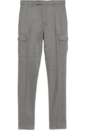 Incotex Mélange-effect cargo pants