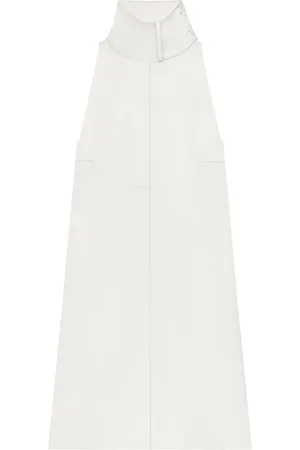 Courrèges Attached-scarf mini dress