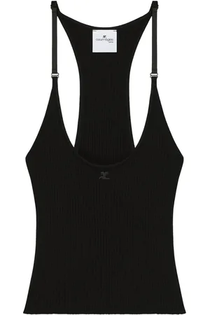 Courrèges Scuba-knit tank top