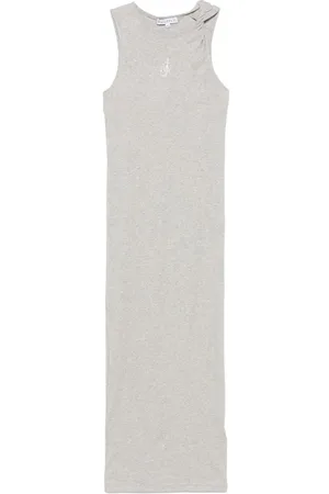 J.W.Anderson Logo-embroidered maxi dress