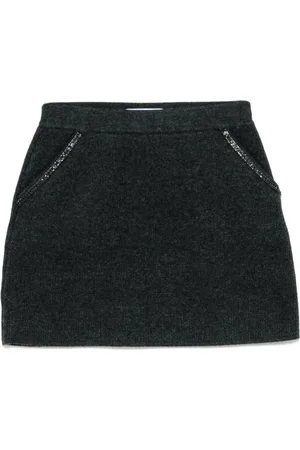 Self-Portrait Knitted mini skirt