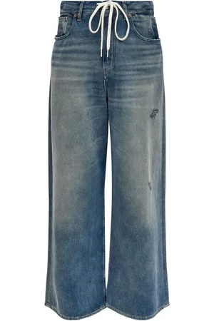 Maison Margiela Drawstring-waistband wide-leg jeans