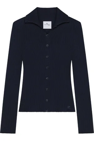 Courrèges Fine-ribbed cardigan