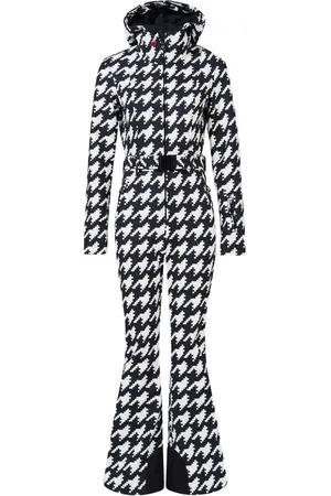 Perfect Moment Houndstooth-print ski suit