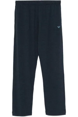 Emporio Armani Logo-embroidered pajamas pants