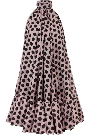 Nina Ricci Peplum-hem halterneck mini dress