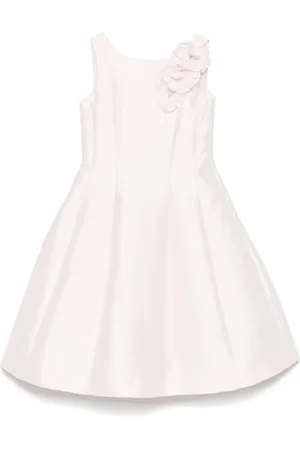 MONNALISA Floral-appliqu?? dress
