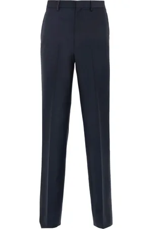Prada Pressed-crease straight trousers