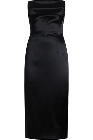 Dolce & Gabbana Satin-finish midi dress