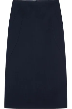 DRIES VAN NOTEN Wool midi skirt