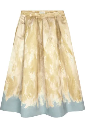 DRIES VAN NOTEN A-line midi skirt