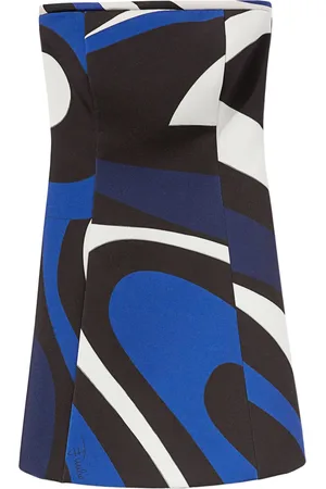 Puccini Marmo-print minidress