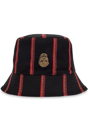 Alexander McQueen Skull-appliqué bucket hat