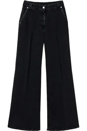 Twin-Set Pressed-crease wide-leg jeans