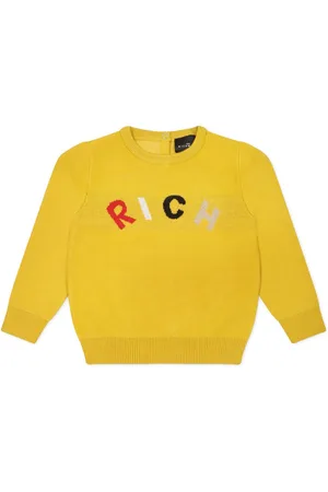 John Richmond Logo-intarsia sweater