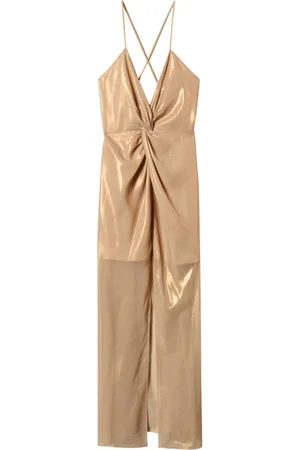 Twin-Set Lamé maxi dress
