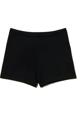 Twin-Set Fitted fine-knit shorts