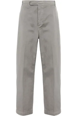 Thom Browne RWB stripe cotton chinos