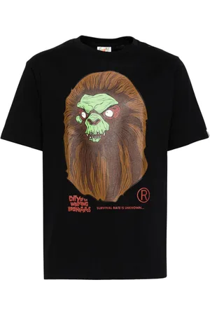 A Bathing Ape Horror mad-face T-shirt
