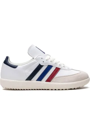 adidas X Kith Samba "Red Blue Navy" golf shoes