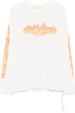 MASTERMIND Logo print long-sleeves T-shirt