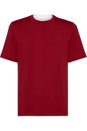 Brunello Cucinelli Faux-layered T-shirt
