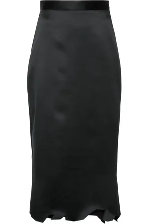 Viktor & Rolf Asymmetric-hem midi skirt
