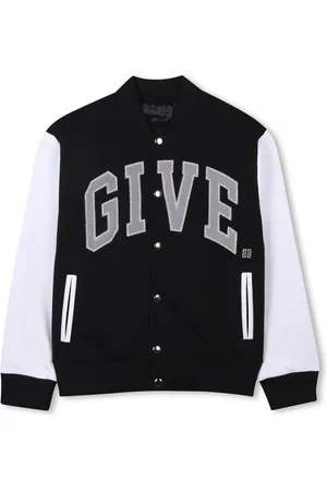 Givenchy Logo-patch bomber jacket