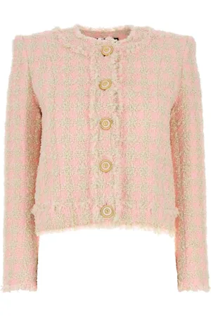 Balmain Embroidered bouclé blazer