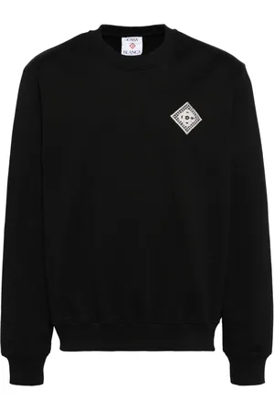 Casablanca Logo patched sweatshirt