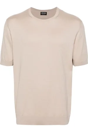 Ermenegildo Zegna Crew-neck knitted cotton T-shirt