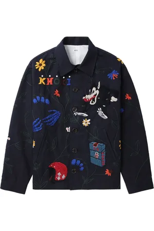 KHOKI Embroidered cotton jacket