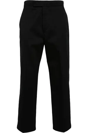 Thom Browne Mid-rise tapered chinos