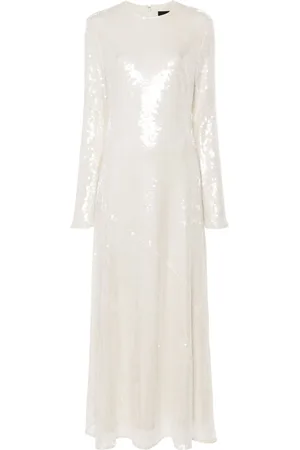 ROTATE Sequinned maxi dress