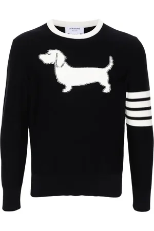 Thom Browne Hector intarsia-knit jumper