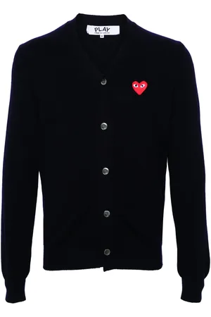 Comme des Garçons V-neck wool cardigan