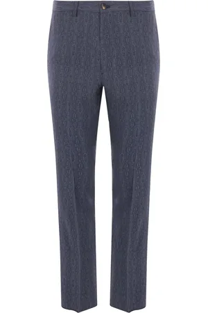 Etro Paisley-print wool trousers