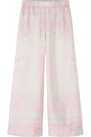 VERSACE La Coupe des Dieux silk trousers
