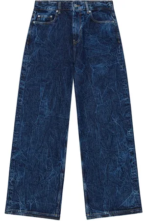 Ganni Marri crinkled-effect jeans