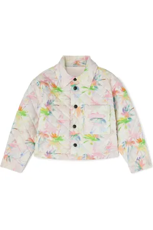 Palm Angels Printed reversible padded jacket