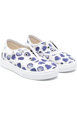 MONNALISA Heart-print sneakers